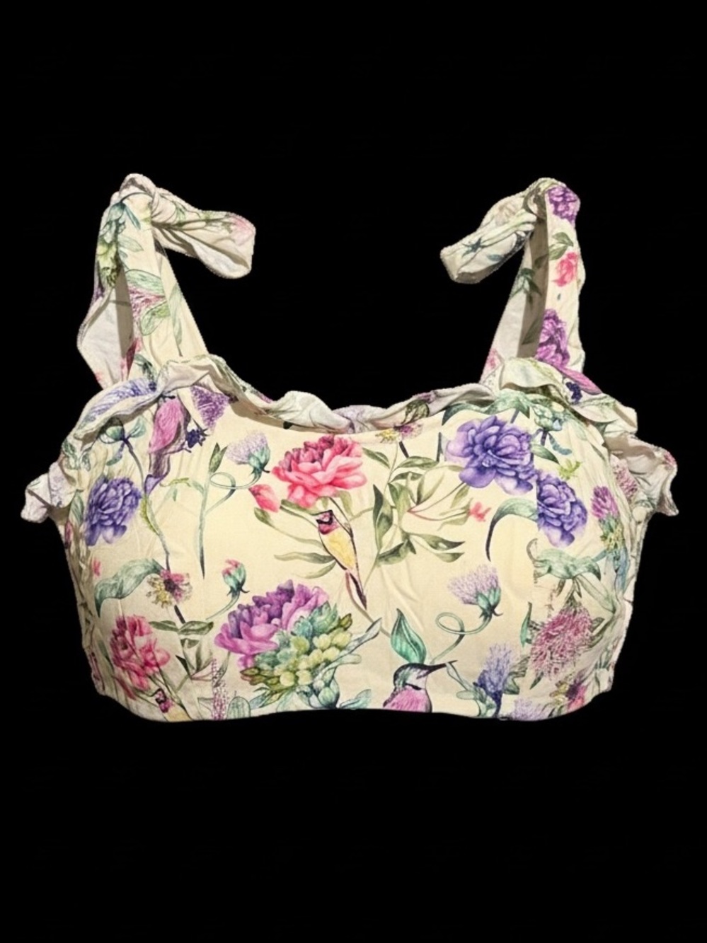 H&M floral crop top NEW